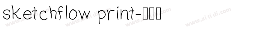 sketchflow print字体转换